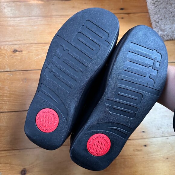 FitFlop Shuv Black Clogs - Size 8 - Picture 5 of 5